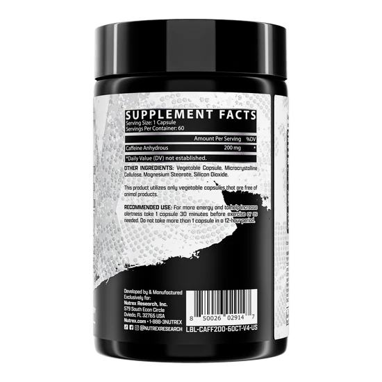 Caffeine 200 60 serv