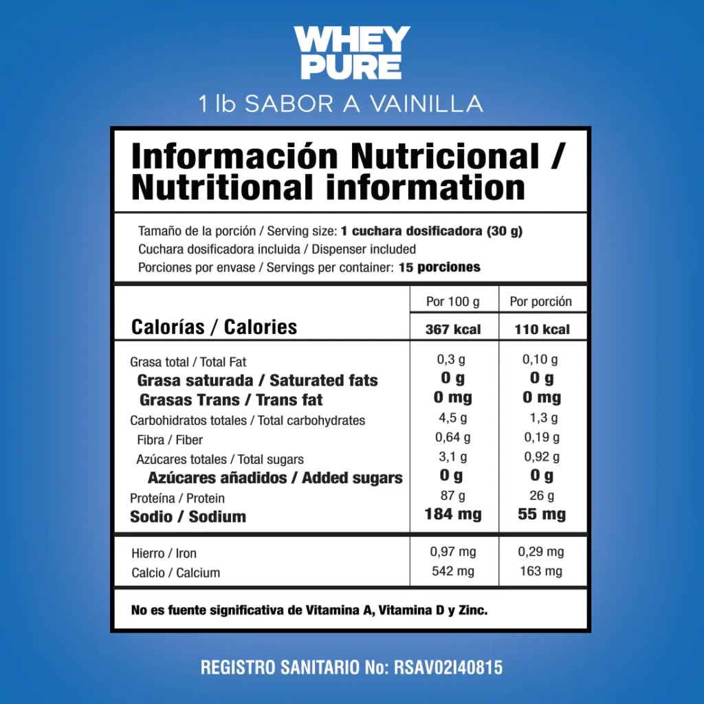Whey pure 1lb