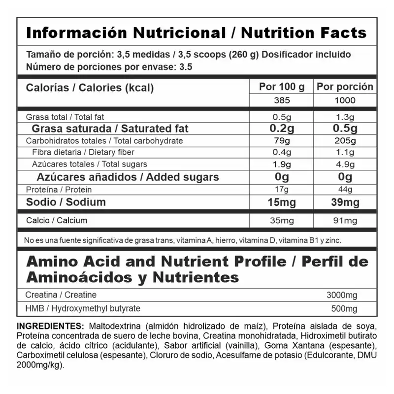 Megaplex creatine power 2 lb