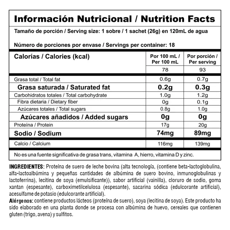 Bipro clasicc caja por 18 sobres